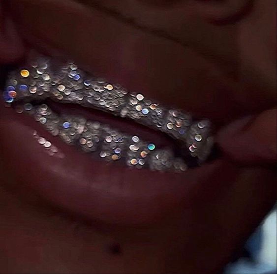 Grillz full pavé cristal — effet miroir